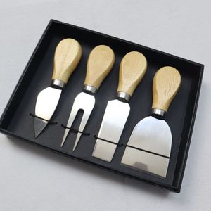 Cortador de Queso Profesional de Lujo, Cuchillo para Mantequilla, Juego de Cuchillos para Tabla de Queso con Mango de Madera, Herramientas de Acero Inoxidable para Queso - Product Image 6