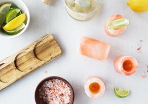 แก้วช็อตเกลือสีชมพูหิมาลัยเกรดอาหารบริสุทธิ์เป็นมิตรต่อสิ่งแวดล้อมทำด้วยมือแก้วสีชมพูเป็นมิตรกับสิ่งแวดล้อม - Product Image 3