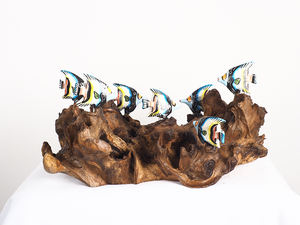 Decoración de madera para terrario, decoración del hogar con el puño de madera, para acuario - Product Image 2