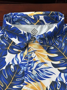 Golf de alta calidad para hombres para Polos, poliéster transpirable, Spandex, Impresión de transferencia de calor, logotipo hecho en Vietnam, ropa de Jersey - Product Image 2