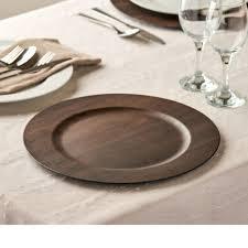 Assiette de chargeur en bois de haute qualité Restaurant Table à manger décorative alimentaire plaqué personnaliser la taille assiette de chargeur en bois conception personnalisée - Product Image 5