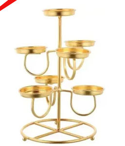 Portavelas de 6 cabezales de alta calidad, decoración de iluminación, soporte de luz en T, eventos de boda y decoración del hogar - Product Image 1