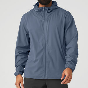 Custom Men's Lightweight Water Resistant Windbreaker <b>Jacket</b> for <b>Light</b> Running Hiking <b>Waterproof</b> Casual Style - Product Image 6