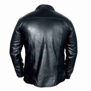 Chemises pour hommes en cuir 100% de qualité supérieure 2025, nouvelle arrivée hivernale, entièrement doublées, finition satinée, design confortable et élégant - Product Image 2