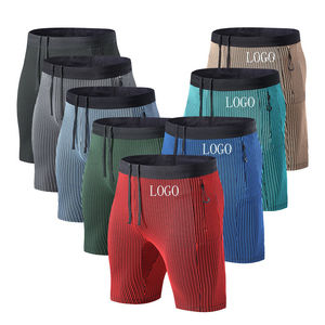 Pantalones cortos ajustados de secado rápido para correr para hombre al aire libre, Maratón, deportes, Fitness, pantalones de cinco cuartos, pista de baloncesto - Product Image 1