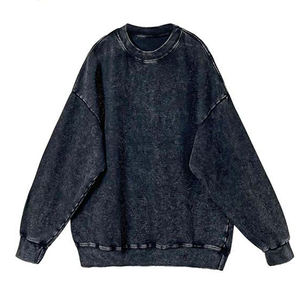 Sudaderas 100% Algodón con Lavado Ácido para Ropa de Invierno, Sudaderas con Capucha para Hombre, Logotipo Personalizado, Estilo Vintage Básico, Mangas Largas - Product Image 2