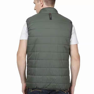 Best Selling Puffer <b>Vest</b> Fashion Wear Durable Material <b>Men</b> Padded <b>Vest</b> Outerwear Breathable Warm Padded Puffer Sleeveless <b>Vest</b> - Product Image 2