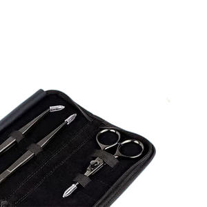 Ensemble d'ustensiles de cuisine personnalisés OEM, cuillère en bambou, spatule, outils en métal, sac de service, logo personnalisé, pince de chef - Product Image 2