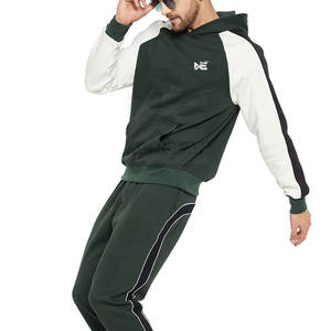 Chándales de invierno de algodón 100% para hombre, conjuntos de patrón sólido de etiqueta privada personalizados de alta Fabricación, diseño ecológico a prueba de viento - Product Image 2