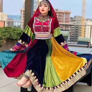 Afghan/Pakistan Kuchi fête traditionnelle multicolore Robe Aghan Robe/WS INTERNATIONAL PresenTribal ethnique vintage kuchi dres500 - Product Image 5