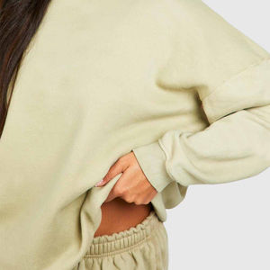 Conjunto Deportivo Unisex de Invierno, Ecológico, Ligero, con Capucha, Cortavientos, con Logotipo Personalizado al por Mayor, Sudadera Lisa de Forro Polar - Product Image 3