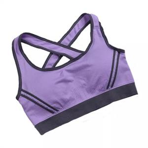 Sujetador Deportivo Sin Costuras para Mujer |   Top Deportivo Corto Elástico y Suave |   Top Deportivo de Marca Privada |   Suministro a Granel - Product Image 4