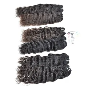 Kinky Curly Peruvian Weave Remy 100% Natural indian bundles Weaving cheap temple Human Hair Extensions