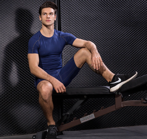 Camisetas de Compresión para Hombre, 100% Algodón, Secado Rápido, Corte Regular, Ropa Deportiva Cómoda para Entrenamiento, Ropa de Gimnasio, Pedido al por Mayor - Product Image 4