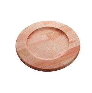 Placas de cargador de madera de bronce en forma redonda perfectas para el hogar y hoteles Mesa de comedor Vajilla Platos y platos - Product Image 1