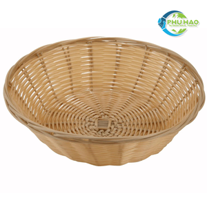 ตะกร้าหวายราคาไม่แพง คุณภาพสูง ตะกร้าช้อปปิ้งทํามือ ตะกร้าพิสูจน์อักษรขนมปัง ตกแต่งบ้านจากเวียดนาม - Product Image 2