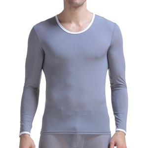 Ropa Interior Térmica de Algodón 100% Transpirable con Cuello en V de una Pieza para Hombre, Otoño Invierno, Camiseta de Manga Larga y Pantalones Cómodos - Product Image 4