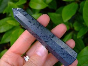 En gros Hématite Obélisque Poli Point Cristal Tour Pierre Naturelle pour Chakra Méditation Reiki Décoration de La Maison Amour - Product Image 2