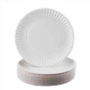 <b>Cheap</b> Wholesale 9-inch White <b>Paper</b> <b>Plate</b> Uncoated Disposable <b>Plates</b> for Sale - Product Image 5