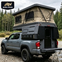 Camper pour pick-up à toit rigide, idéal pour les voyages tout-terrain et le camping en plein air