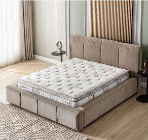 Matelas à ressorts ensachés MONS – Ensemble de chambre à coucher pour la maison et l'hôtel – Mobilier de chambre à coucher pour usage domestique et hôtelier – Tailles King/Full – Garantie 3 ans - Product Image 1