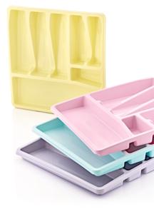 ถาดจัดระเบียบของใช้ขนาดใหญ่สำหรับลิ้นชักอุปกรณ์ในครัวพร้อมช่องพลาสติกที่ทนทานปราศจากสาร BPA หลายช่อง - Product Image 3