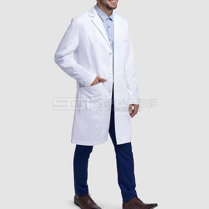 Vente flash, meilleure qualité, uniformes médicaux unisexes pour hôpital et laboratoire, blouse de médecin, blouse de laboratoire blanche unisexe avec des matériaux de haute qualité - Product Image 2