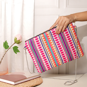 Diseñador hecho a mano mujeres con cuentas embragues monederos bolsos colorido bolso cruzado moda personalizada por glowin fashion - Product Image 5