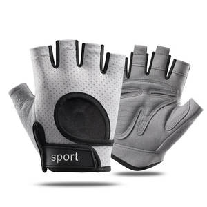 Guantes de gimnasio duraderos de medio dedo para hombre para entrenamiento de fitness transpirable y levantamiento de pesas y entrenamiento de fitness - Product Image 1