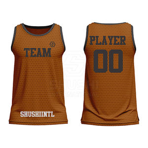 Maillot de basket respirant de haute qualité personnalisable à séchage rapide sans manches Uniforme d'équipe pour hommes - Product Image 5