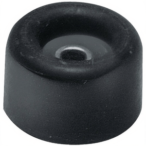 Black Rubber Door Buffer 30 mm with 26 mm Height Dowel Mounting-Pack Size 50 <b>Shelf</b> Grip Liners Product Category - Product Image 2