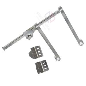 Écarteur manuel à 2 lames en acier inoxydable réglable pour chirurgie thoracique, réutilisable, certifié CE, instrument chirurgical de classe - Product Image 5