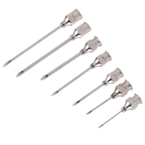 Aiguilles d'alimentation hypodermiques vétérinaires pointe émoussée en acier inoxydable 316L pour seringue d'injection gaz EO stérile SIGAL MEDCO GA 12-20 - Product Image 2