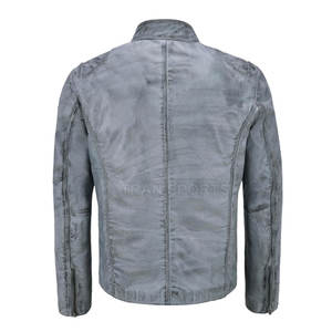 Veste en cuir de mouton longue durée sur mesure pour hommes avec col ras du cou à capuche top vente nouvel état tissu poche d'hiver - Product Image 4