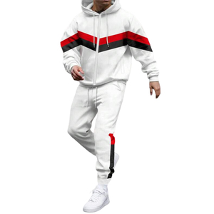 Survêtement d'hiver, mode sportive, ensemble deux pièces, homme, unisexe, survêtement d'entraînement chaud, logo personnalisé, vente en gros, fabricant OEM - Product Image 2