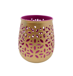 การตกแต่งบนโต๊ะอาหารวัสดุเหล็กคำปฏิญาณสีทองเชิงเทียนสำหรับตกแต่งทำด้วยมือปรับแต่งได้ - Product Image 4