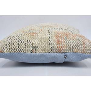 Almohada de retales Kantha de lana Beige de lujo de 12x12 pulgadas, almohada tejida, Vintage, esponjosa, portátil para ropa de cama, suelo para Navidad - Product Image 5