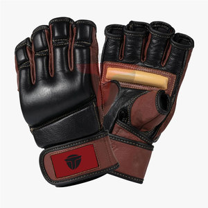 Best Quality Premium Leather Adult MMA Gloves Comfortable Hand <b>Protection</b> with Durable Features New Sale for Martial Arts <b>Boxing</b> - Product Image 1
