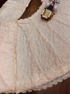 ชุดเดรสผ้าลูกไม้ขายดีสำหรับผู้หญิง ปักเลื่อม งานฉลุลาย ผ้าแคนแคน ผ้าปาตตา เสื้อผ้าอินเดีย ปากีสถาน เลเฮนกา โจลี - Product Image 5