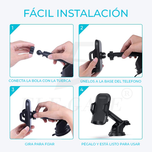 Supporto Rotante in Plastica per Cellulare con Ventosa: Facile da Agganciare e Comoda Visualizzazione - Product Image 6