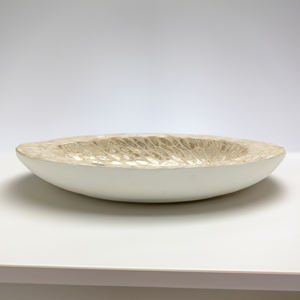 Plateau de service de luxe écologique de haute qualité fait à la main avec incrustation de nacre de Vietnam, motif géométrique décoratif pour hôtel et maison - Product Image 2