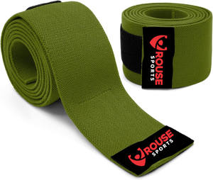 Bandes de genou élastiques robustes personnalisées pour la musculation, soutien de compression flexible pour le genou, bandage de maintien pour la musculation en salle de sport - Product Image 3