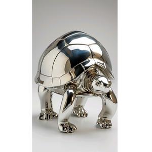Elegante figura de animal de aluminio hecha a mano diseñada para decoración artística del hogar y exhibición de centro de mesa decorativa - Product Image 2
