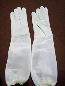 Guantes de apicultura de alta calidad Guantes de cuero con guantes a prueba de picaduras de malla ventilada - Product Image 3