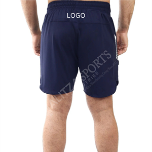 กางเกงออกกำลังกายขาสั้นสำหรับผู้ชายแห้งเร็วกันความชื้นระบายอากาศได้ดีดีไซน์พร้อมส่ง - Product Image 2