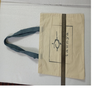 ถุงช้อปปิ้งผ้าฝ้ายแบบผูกเชือก100% พร้อมโลโก้ที่ตรงกันอุปกรณ์งานฝีมือกระดาษสไตล์นางฟ้า - Product Image 6