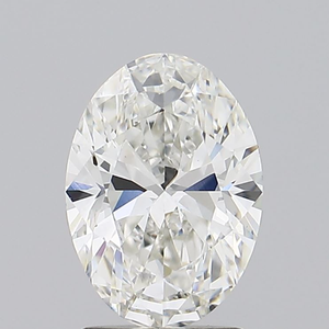 Diamant de laboratoire ovale de 2,01 carats, taille ovale, certifié IGI, CVD, clarté VS1, couleur G, pour bijoux de fiançailles - Product Image 1