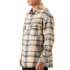 Camisas de franela de ropa para hombre con logotipo personalizado OEM, camisas de franela de secado rápido de manga larga, tasa de venta total 2024 - Product Image 4