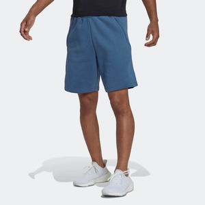 Streetwear pour hommes personnalisé OEM 100% coton gris éponge française en détresse solide motif sportif short de survêtement taille moyenne imprimé graphique - Product Image 1