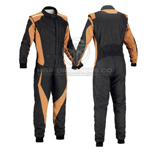 Traje de carreras Go Kart con logotipo personalizado con rodillas reforzadas y ajuste ergonómico para corredores profesionales - Product Image 5